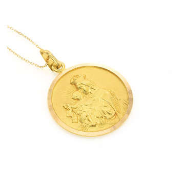 Medalla Virgen del Carmen 4.60 gramos