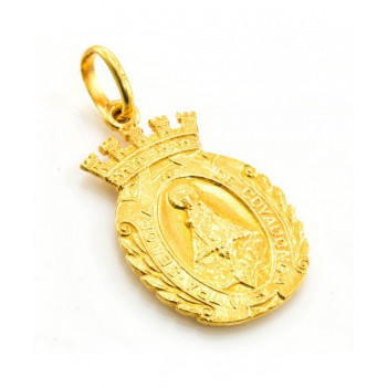 Medalla Oro Amarillo de la Virgen de Covadonga de 7.50 g
